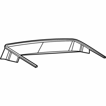Mopar 68346651AA DEFLECTOR-SUNROOF Wind