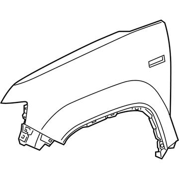 Honda 60211-SCV-A92ZZ Panel, Right Front Fender (Dot)