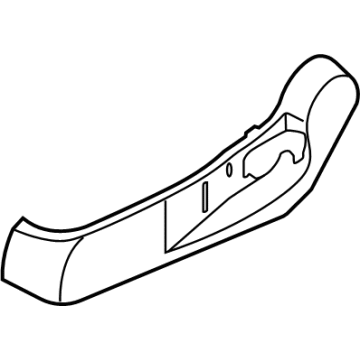 Nissan 87380-9BU0A FINISHER ASSY-CUSHION, FRONT SEAT LH