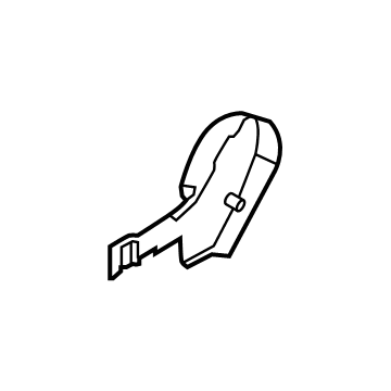 Nissan 87381-4JC0A FINISHER-CUSHION, FRONT SEAT OUTER LH