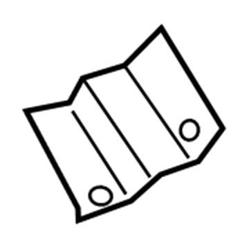 BMW 41-21-7-298-193 Reinforcement Plate, C-Pillar, Left