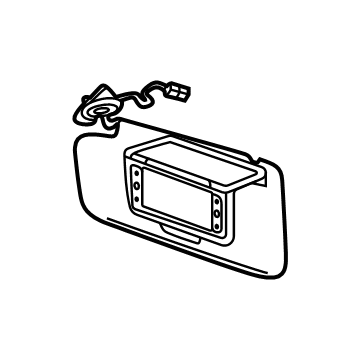 GM 84545117 Sunvisor