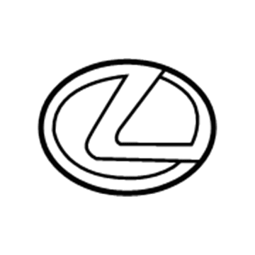Lexus 75431-30220 Luggage Compartment Door Emblem