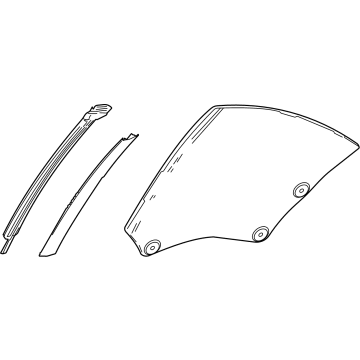 Lexus 62710-11170 Window Assembly, Quarter