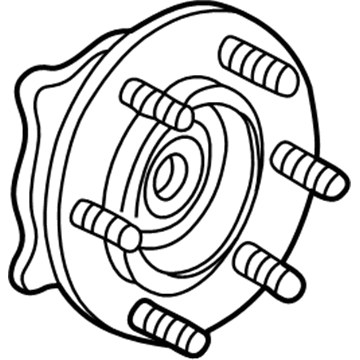 GM 19419502 HUB ASM, FRT WHL (W/ BRG & WHL SPD SEN)
