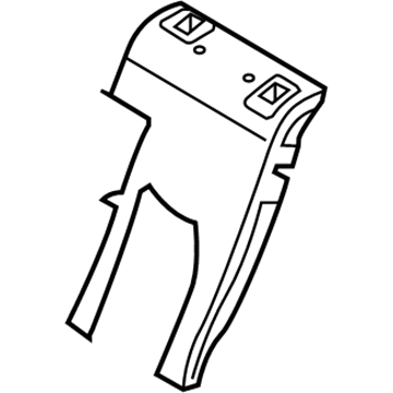 BMW 52-20-3-330-433 Left Backrest Upholstery