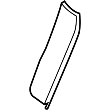 BMW 52-20-3-443-185 Lateral Trim Panel Left
