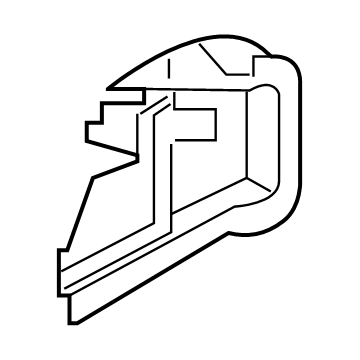 Toyota 16562-37050 Lower Grille Seal