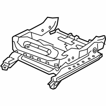 Nissan 87351-5AA0A Frame Assy-Cushion, Front Seat LH