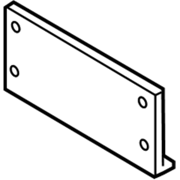 BMW 51-13-8-075-375 Licence Plate Base