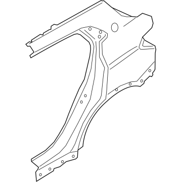 BMW 41-00-7-467-315 Left Rear Side Panel