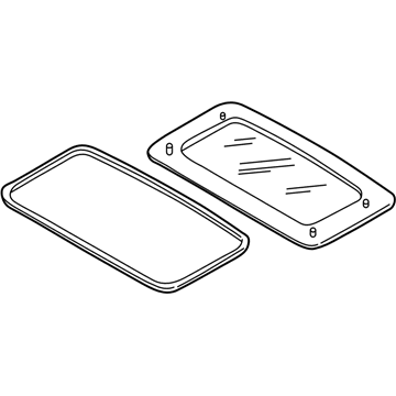 Nissan 91210-6Y320 Lid Assy-Sunroof, Slide