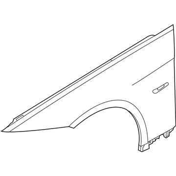 BMW 41-35-8-042-831 Side Panel, Front Left