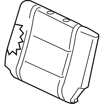 Nissan 88650-ZR10A Back-Rear Seat LH