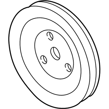 GM 24576031 Pulley, Water Pump