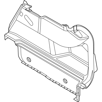 BMW 51-47-7-491-184 RIGHT TRUNK TRIM