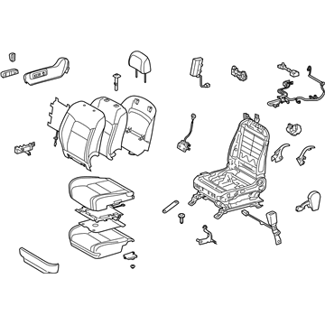 Toyota 71100-60J10-B2 Seat Assembly
