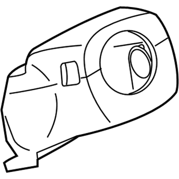Nissan 48470-75P10 Cover Set-Steering Column