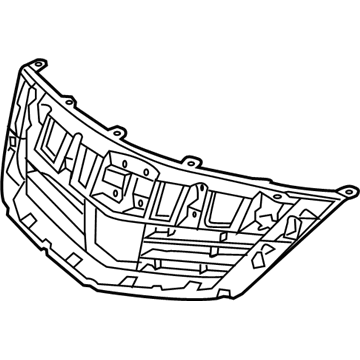 Acura 71121-SJA-A31 Base, Front Grille