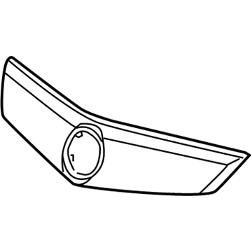 Acura 71125-SJA-A01 Molding, Front Grille (Upper)