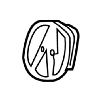 Acura 71129-SJA-A01 Base, Front Emblem (A)