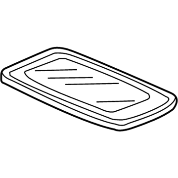 Honda 70200-SHJ-A42 Glass Assembly, Roof