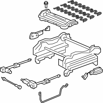 Honda 81536-SJC-A31 Frame Comp L