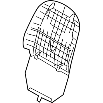 Hyundai 88391-3Y000-RY Board Assembly-Front Back(Driver)