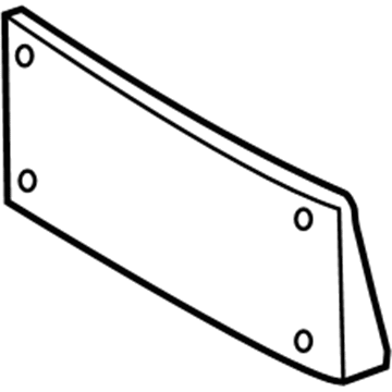 BMW 51-13-8-054-531 Licence Plate Base