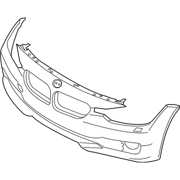 BMW 51-11-8-060-882 Panel, Bumper, Primed, Front