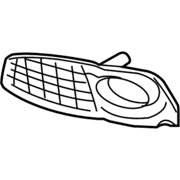 BMW 51-11-8-054-507 Bumper Grille, Front Left