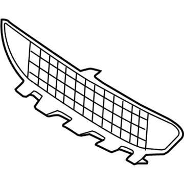 BMW 51-11-8-054-503 Insert, Air Inlet, Middle