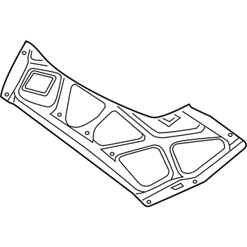 Nissan 65840-9DA0A INSULATOR Hood