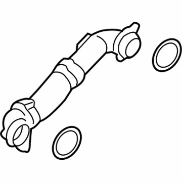 BMW 11-53-7-952-843 LINE FROM COOLANT PUMP-CYLIN