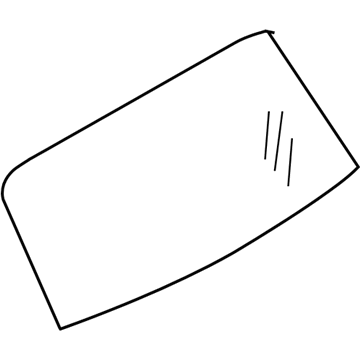 BMW 51-31-3-401-786 Rear Window, Black, With Antenna
