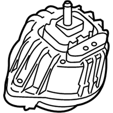 BMW 22-11-6-861-406 Engine Mount Right