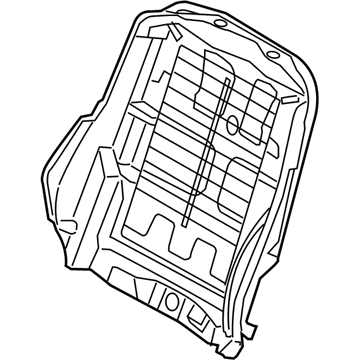 BMW 52-10-8-099-300 Backrest Frame