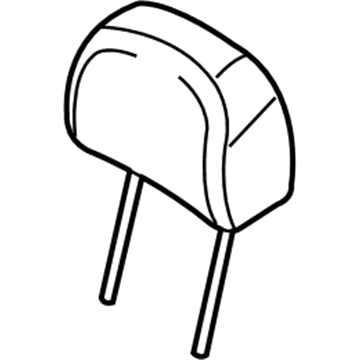 BMW 52-10-7-062-806 Headrest Leather