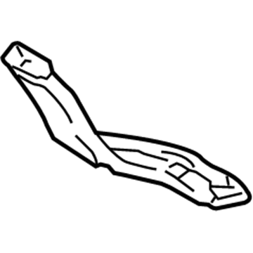 Lexus 87212-30431 Duct, Air, Rear RH