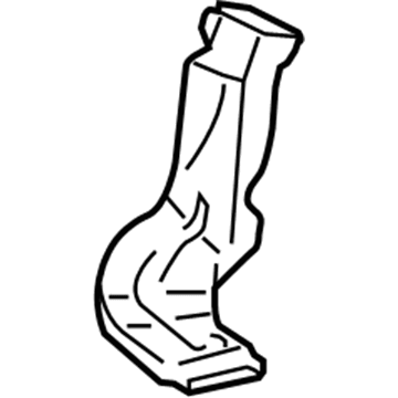 Lexus 87213-30371 Duct, Air, Rear LH