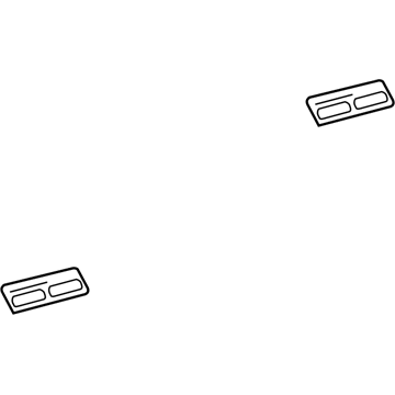 Lexus 87217-30240-A0 Duct, Air, Rear NO.5