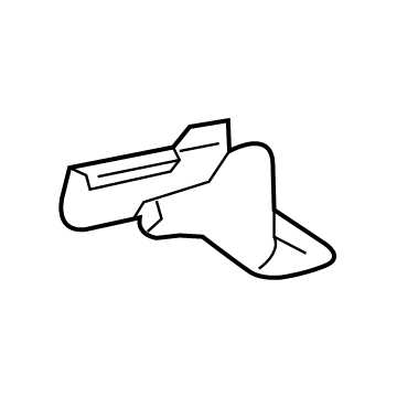 Lexus 72137-53050-C0 Cover, Seat Track Bracket