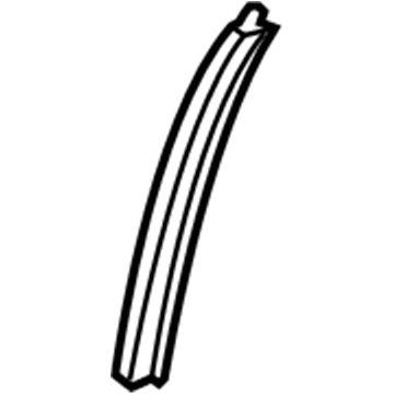 Nissan 80836-CD000 Weatherstrip-Front Door, Lower