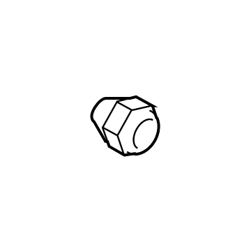 Nissan 40224-62B0A Wheel Lug Nut