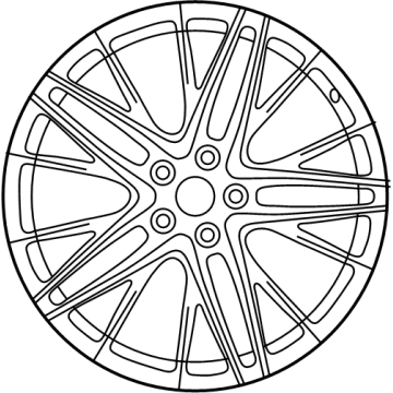 Nissan D0C00-6HT1A Wheel-Aluminum
