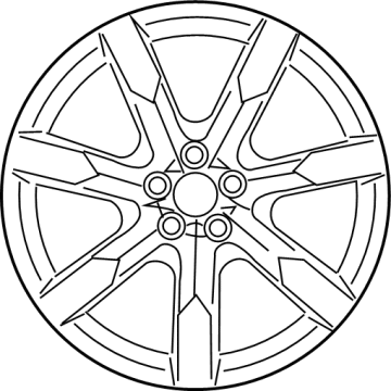 Nissan D0300-JF11A Aluminum Wheel