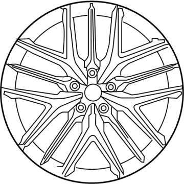 Nissan D0C00-6AV0A Aluminum Wheel
