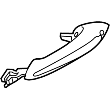 BMW 51-21-7-231-927 Outside Door Handle Left