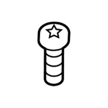 BMW 51-21-7-061-955 Oval-Head Screw With Anti-Rotation Lock