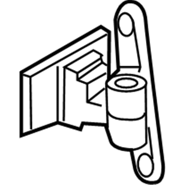 BMW 41-00-7-228-155 Left Upper Front Door Hinge